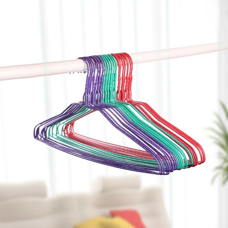 [FP] Hanger Baju Warna warni Gantungan Baju Hanger Kawat Besi Kawat Warna