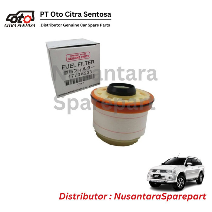 FUEL FILTER / FILTER SOLAR MITSUBSHI PAJERO DAKAR 2010 - 2015 1770A233 BERKUALITAS