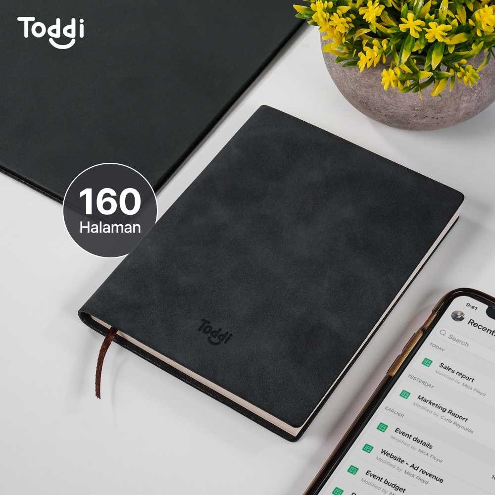 

SWEETYSTR Toddi Buku Jurnal Hardcover Notebook Diary 68GSM 160 Lembar Grid - 173