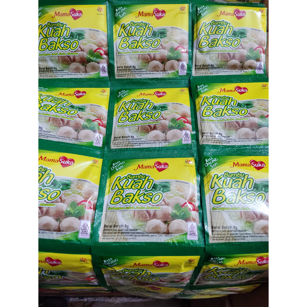 

MAMASUKA BUMBU KUAH BAKSO RENCENG ISI 12 SACHET