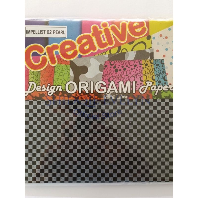 

ASTURO Kertas Origami Motif Impellist 02 Pearl 16X16