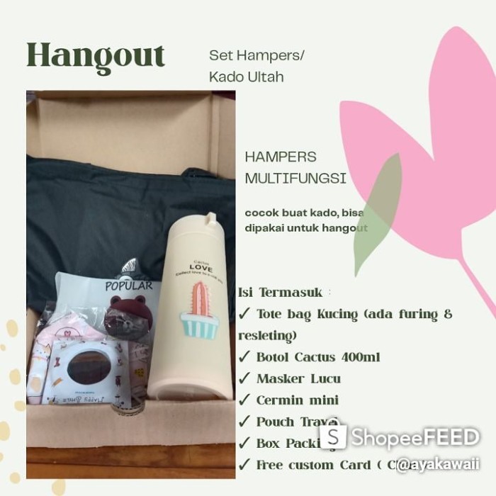 

[New Arrival]Promo!!! hampers/ kado Hangout