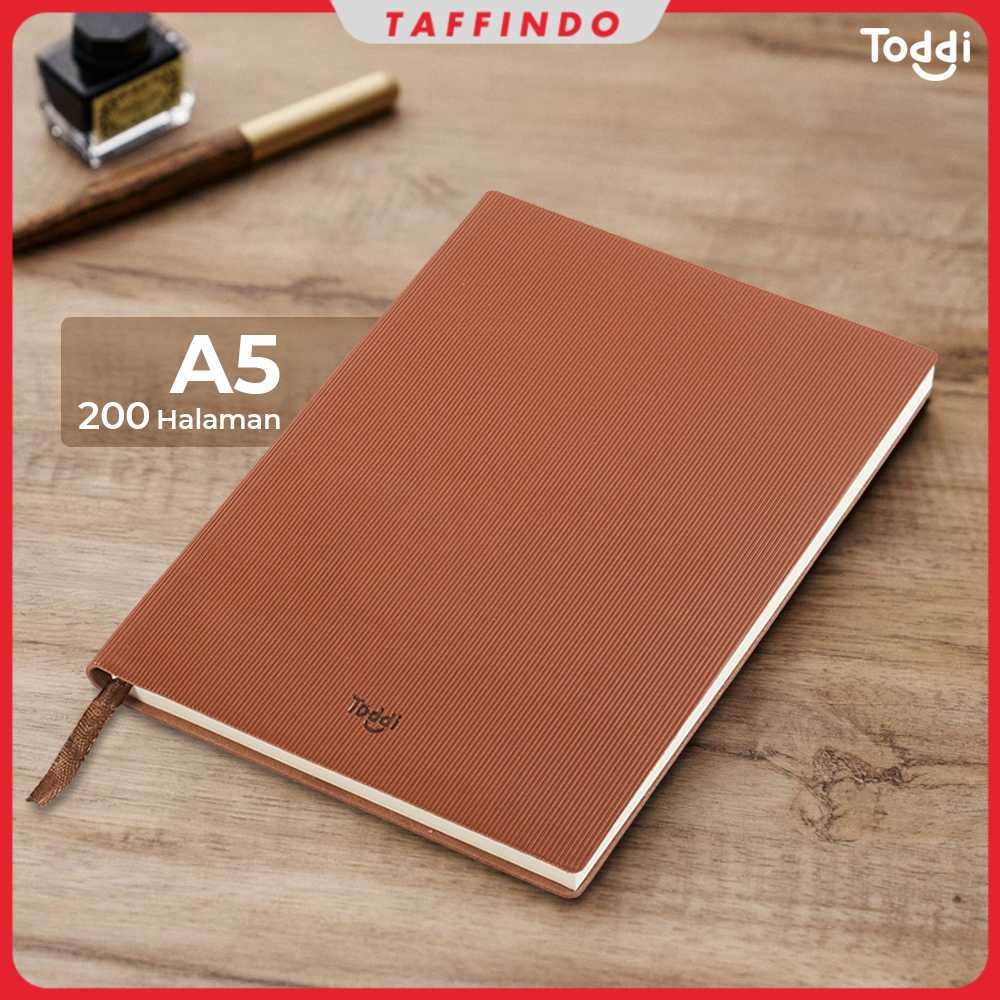 

Toddi Buku Jurnal Leather Notebook Diary 68GSM 200 Halaman Grid - TD101