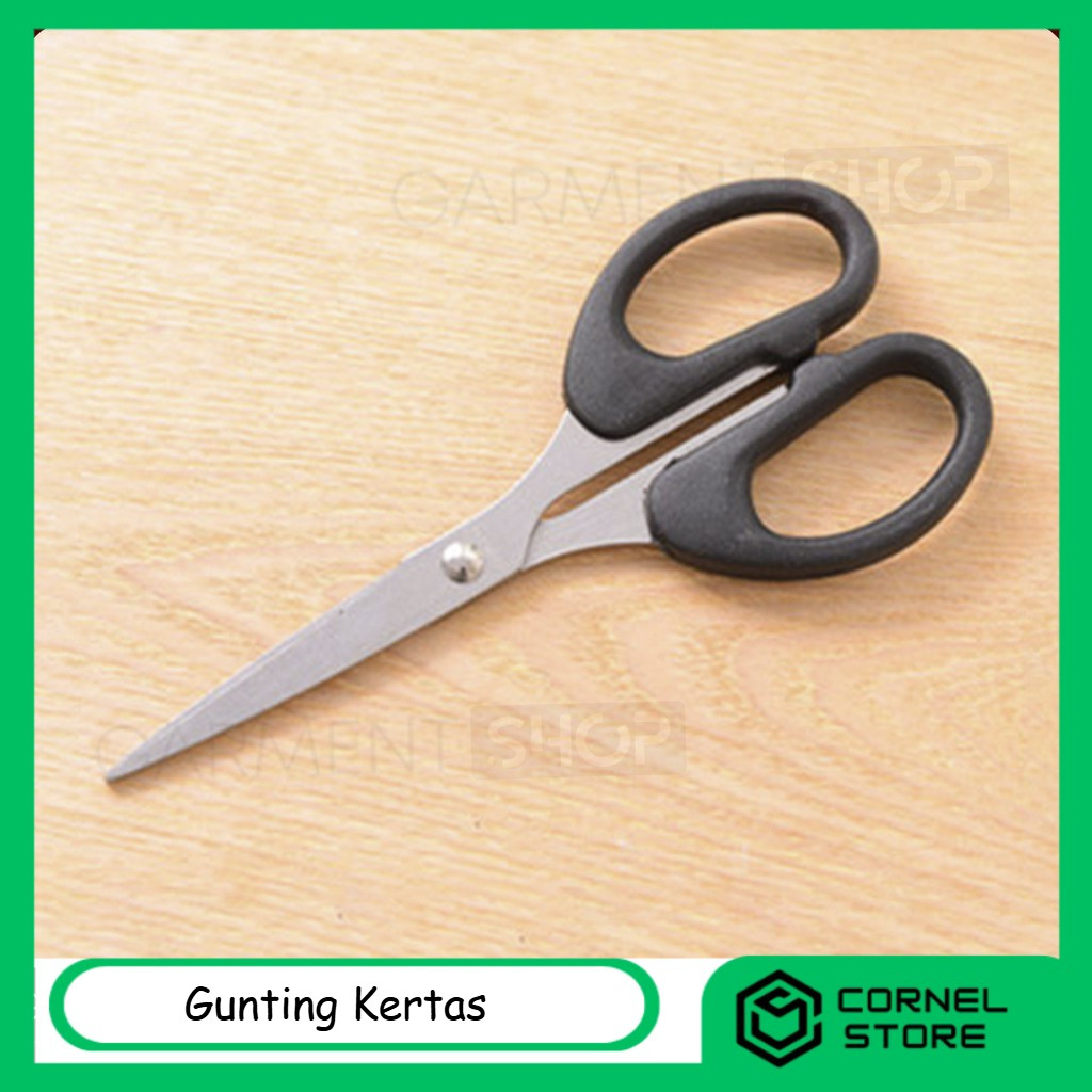 

CORNELSTORE Gunting Kertas Stainless Paper Scissors Pemotong Serbaguna Murah