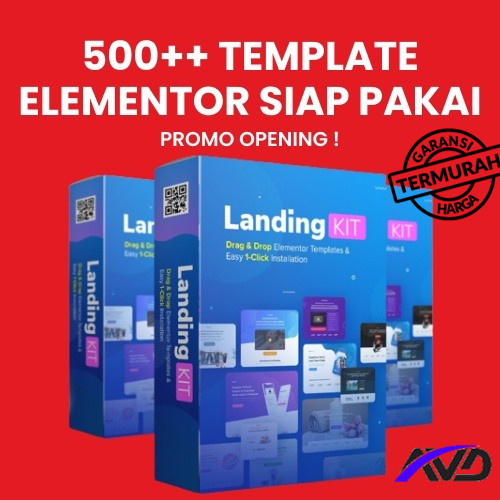 500 TEMPLATE ELEMENTOR WORDPRESS TEMPLATE SIAP PAKAI ORIGINAL