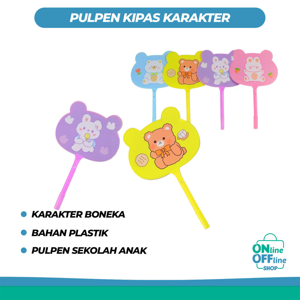 

Pulpen Kipas Mini Variasi Karakter Boneka Lucu Pulpen Sekolah Anak 1193