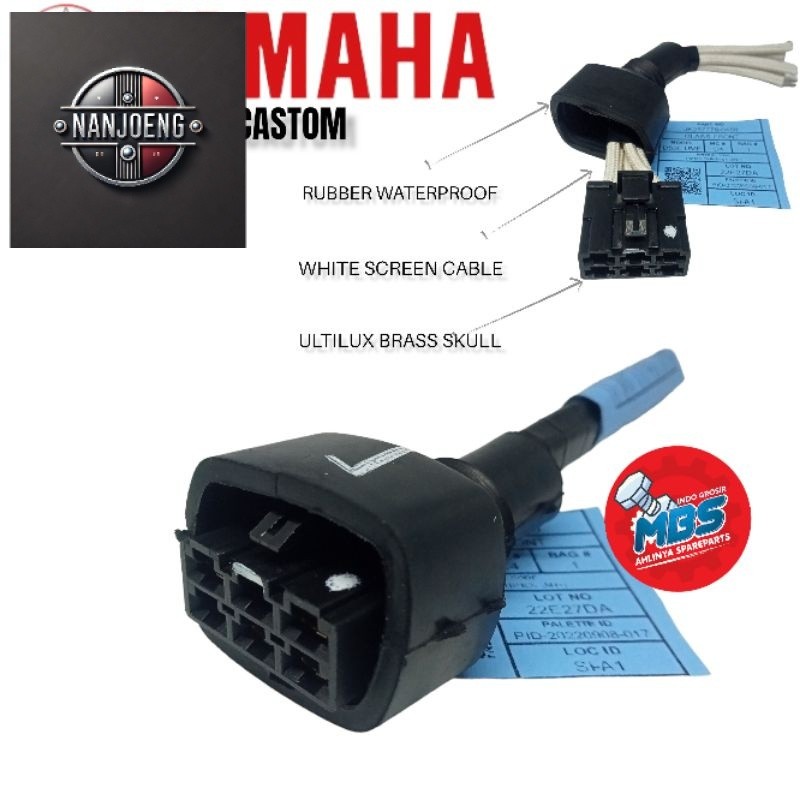 ORIGINAL Soket Legulator Kiprok Yamaha R25 Kabel Caston