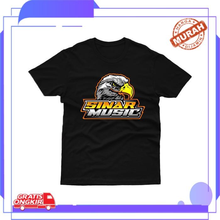 Kaos Anak Sinar Music Sound System Audio Premium Fashion Distro Baju Lengan Pendek Katun Combed 30s 