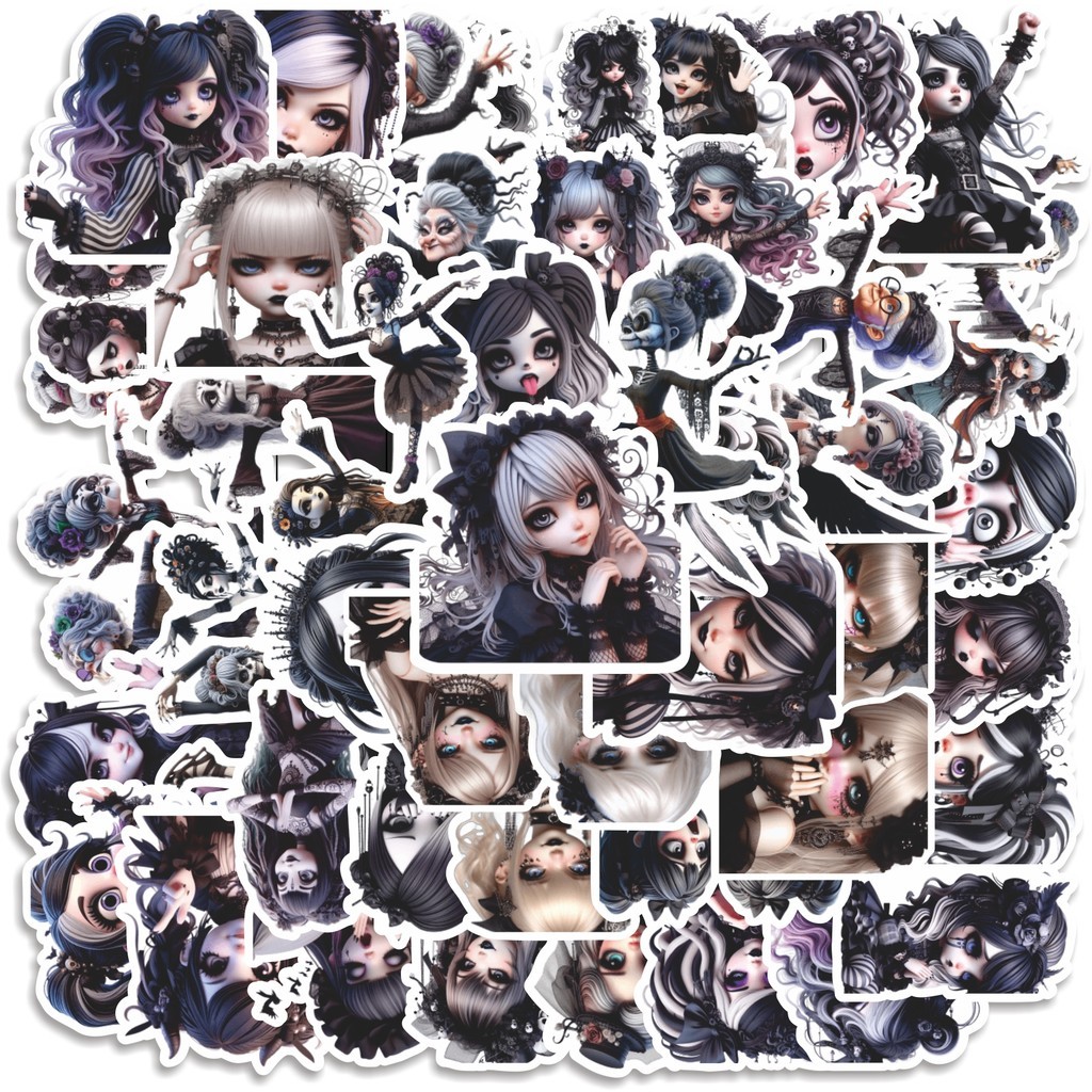 

COD 50 Pcs Stiker Gothic Style Horror Persona 3 Lucu Anti Air Untuk Dekorasi Notebook Sepeda Skateboard Handphone