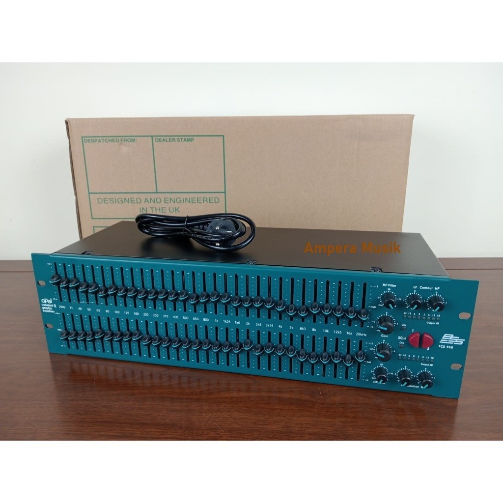 Equalizer BSS FCS 966 Opal FCS966 ( 2 x 31 Channel )/ BSS FCS 966