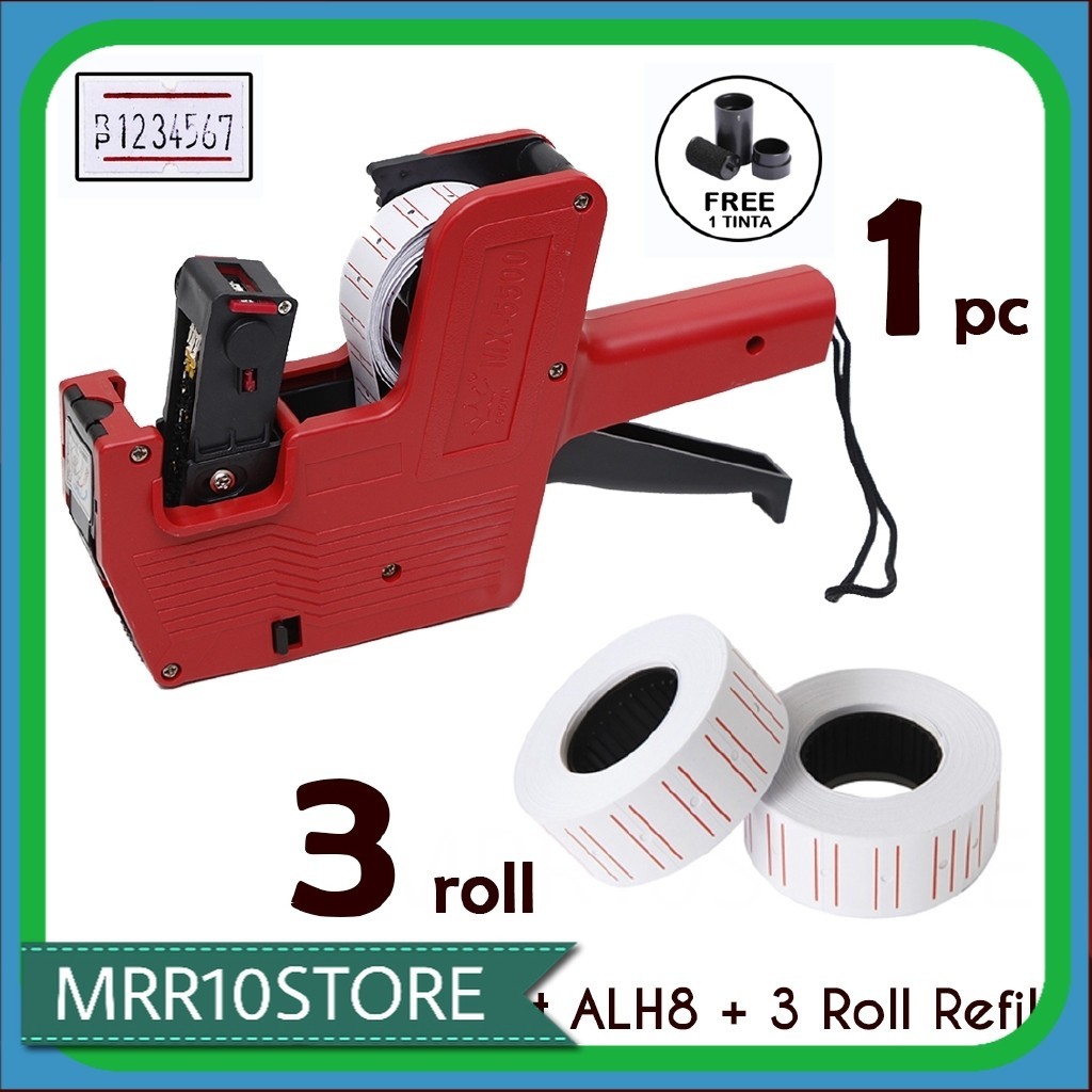 

ALAT LABEL HARGA PRICE LABELLER M5500 & 3 ROLL