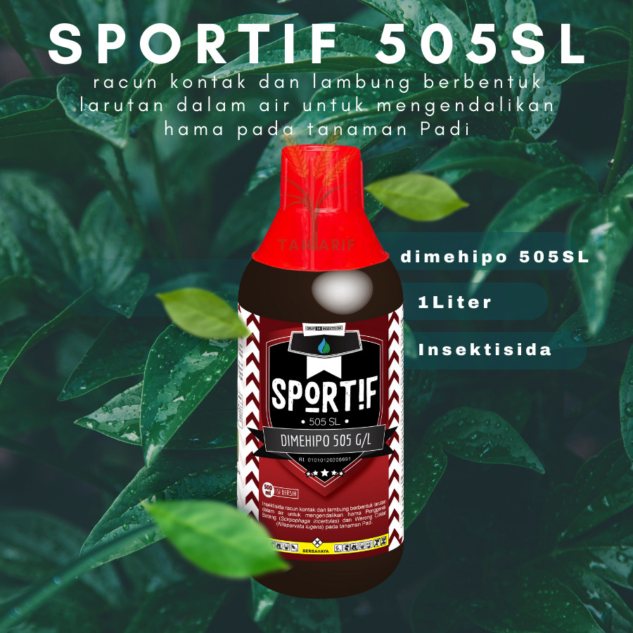Sportif 505 SL 1 Liter || Obat Pembasmi Hama Sundep Kaper Wereng Tanaman Padi || Obat Hama Sawah