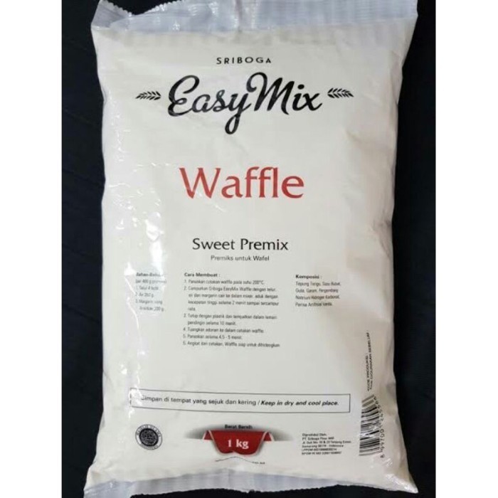 

Tepung Premix SRIBOGA EASYMIX WAFFLE 1kg