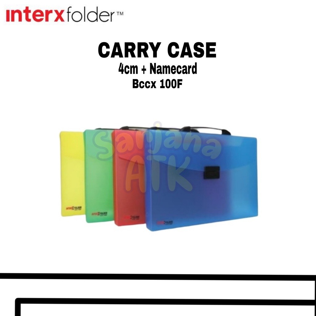 

Carry Case / Tas Jinjing / Brief Bag 4cm + Namecard IXF 100F Folio