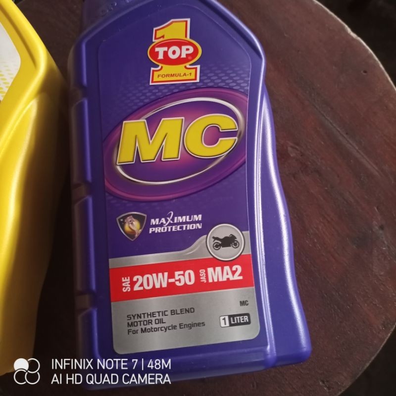 oli mesin 20w50 1l top 1 mc jaso ma2