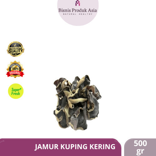 

Jamur Kuping Hitam Kering Quality 500gr