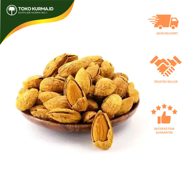 

Kacang Almond Ori 100% | Kacang Almond Fresh | Kacang Almond Super Food - Toko Kurma ID