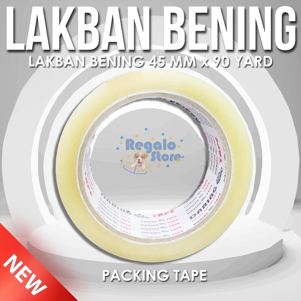 

Lakban Bening Premium 45mm x 90 yard Opp Tape