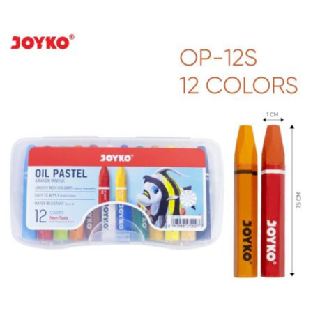 

CY - CRAYON OIL PASTEL / CRAYON JOYKO TITI 12 WARNA