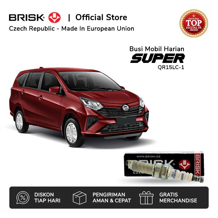 Busi Mobil Daihatsu Sigra 1.0 BRISK Super QR15LC-1