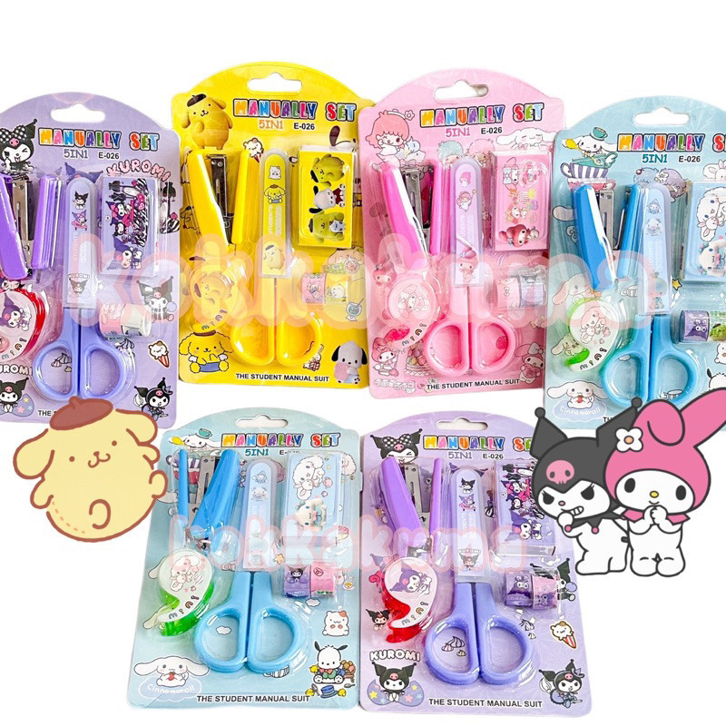 

MCC SET ATK ALAT TULIS SET ANAK 5IN1 SANRIO/ ATK SEKOLAH KARAKTER SANRIO