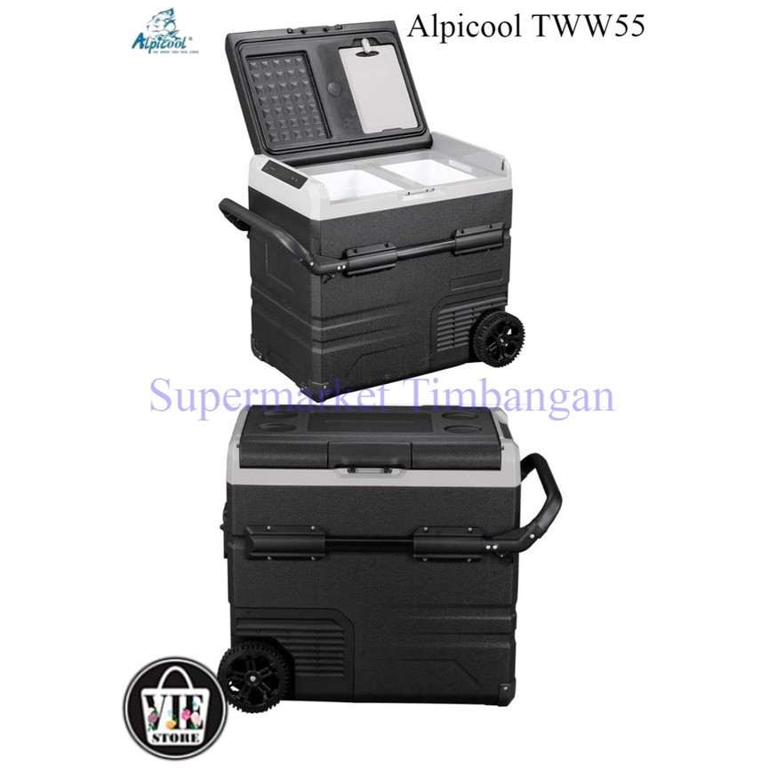 Alpicool TWW55/Kulkas Portable/Mini Freezer/Kulkas Mobil/Kulkas Mini/Kulkas Tempat Vaksin/Kulkas ASI
