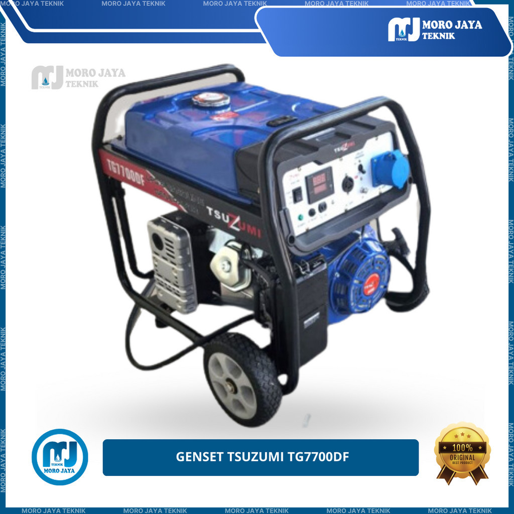Genset LPG 5000 Watt 7 KVA Jenset Tsuzumi TG7700DF Japan Technology