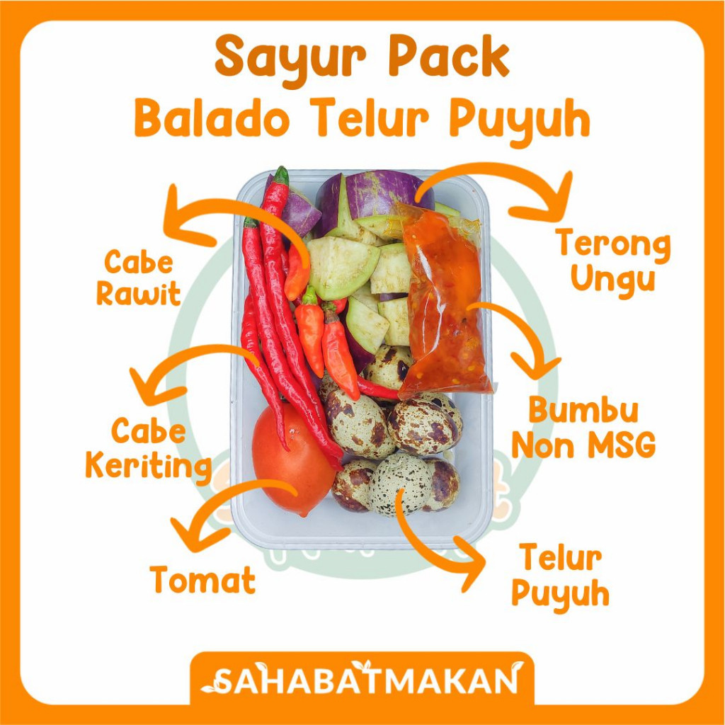 

Balado Telur Puyuh - Sayur Pack / Sayur Prep / Sayur Instant — Daily Fresh Official Store
