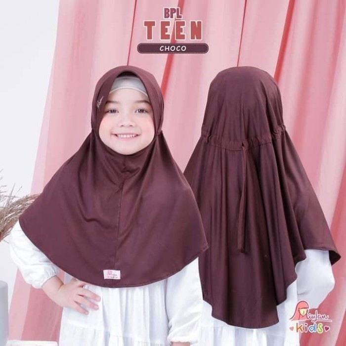 Kerudung Sekolah Anak Miulan Bergo BPL TEEN Jilbab Anak 10 Tahun