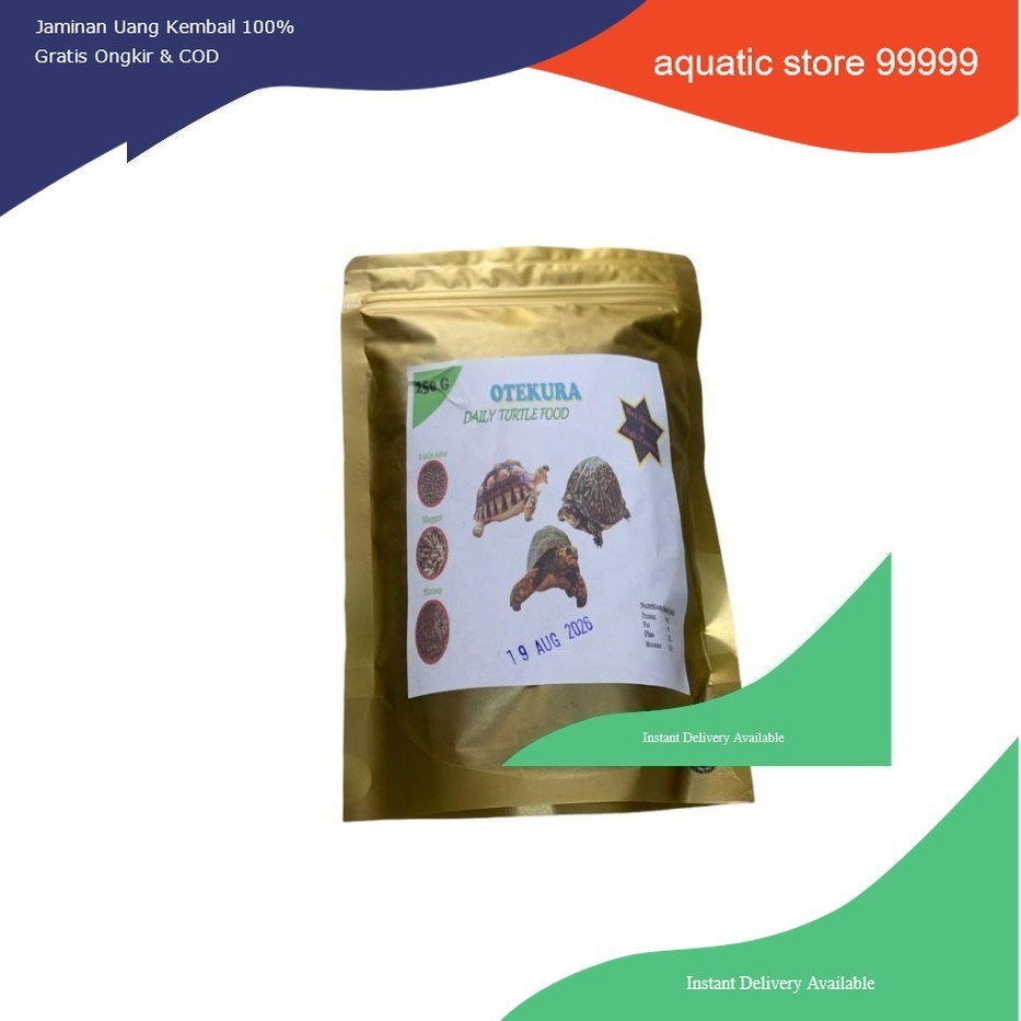 makanan kura kura OTEKURA 250 GR brazil monbi ambon damer cst aligator