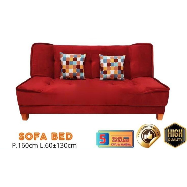 "( Bisa COD )" Sofa Bed / Sofabed Lipat Silicon / Sofa 3 Seater / Sofa Santai Minimalis Termurah Cir