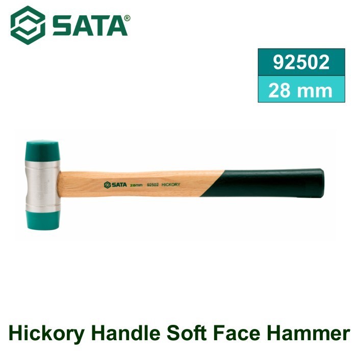 SATA 92502 Palu Hickory Handle Soft Face Hammer 28 mm