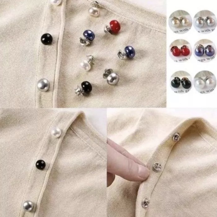 Bros korea / peniti hijab / tuspin jilbab / bros baju