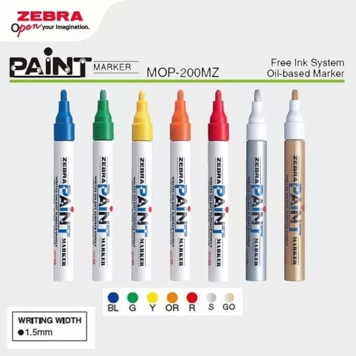 

ZEBRA PAINT MARKER/SPIDOL ZEBRA MOP-200MZ