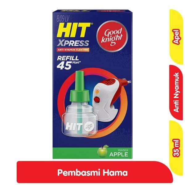 HIT Expert Obat Anti Nyamuk Elektrik Apple Refill 35 ml