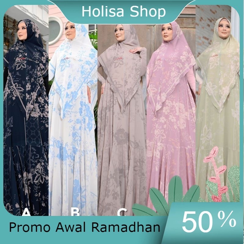 Promo Awal Ramadhan Casanova Adha Series Omeiro Syari By Zulfha Iranda Original Terbaru Gamis Syar'i