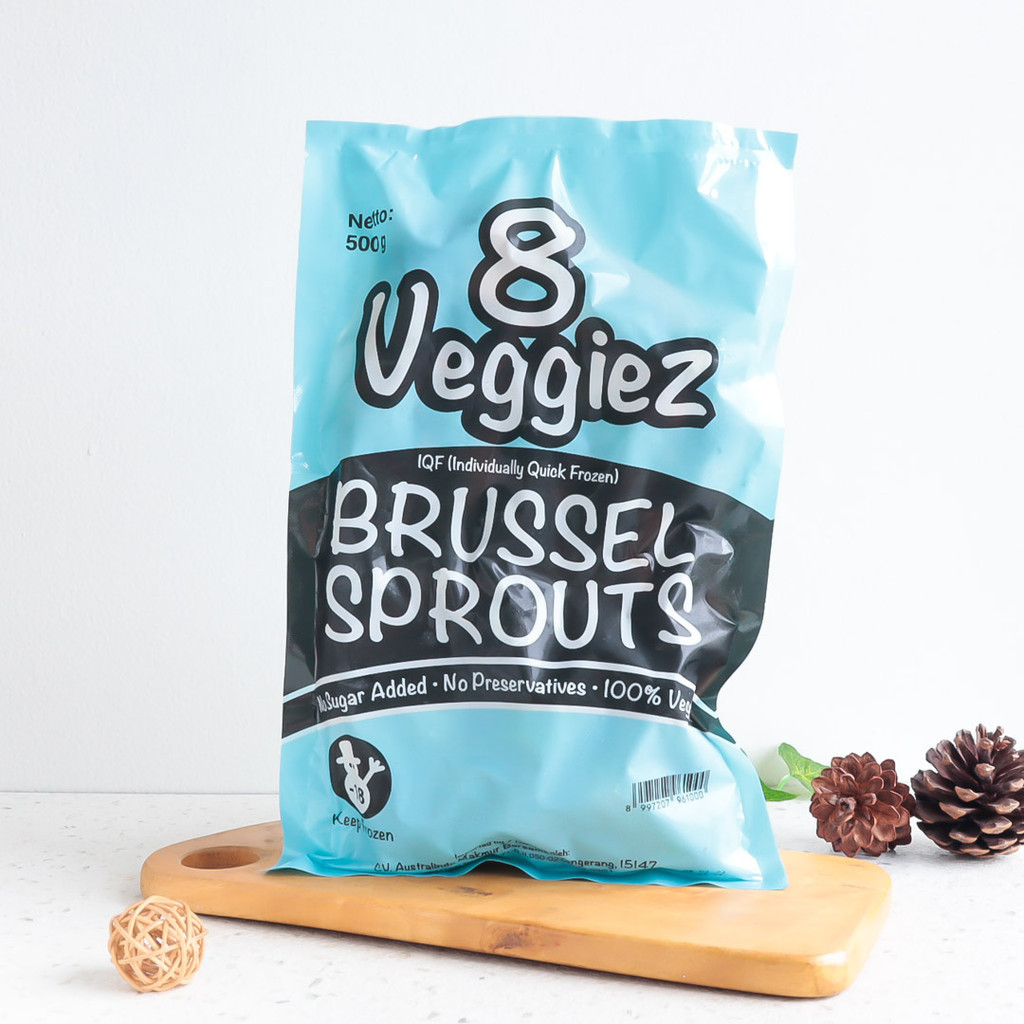 500g IQF Frozen Brussel Sprouts - 8 Veggiez