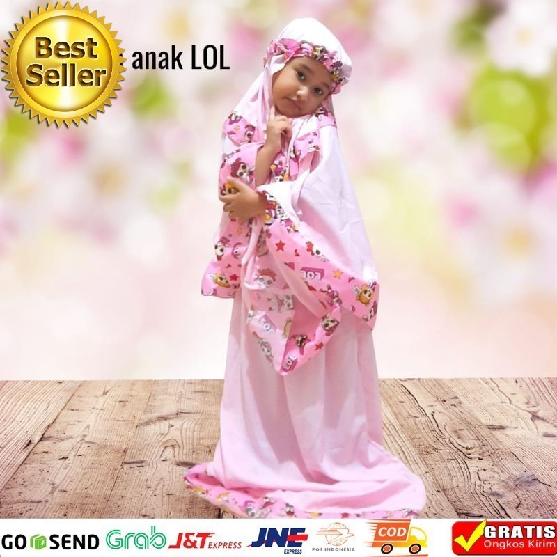 MUKENA ANAK LOL // MUKENA KARAKTER ANAK