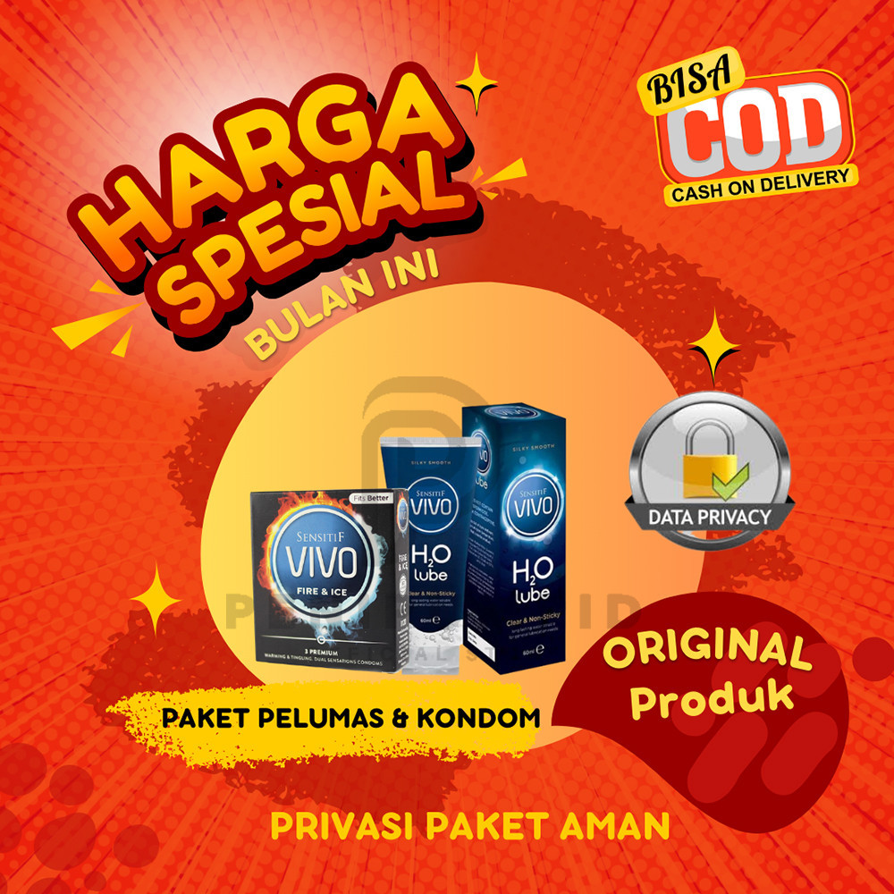 COD Kondom Sensitif Vivo Fire & Ice Condom SHOP ORIGINAL