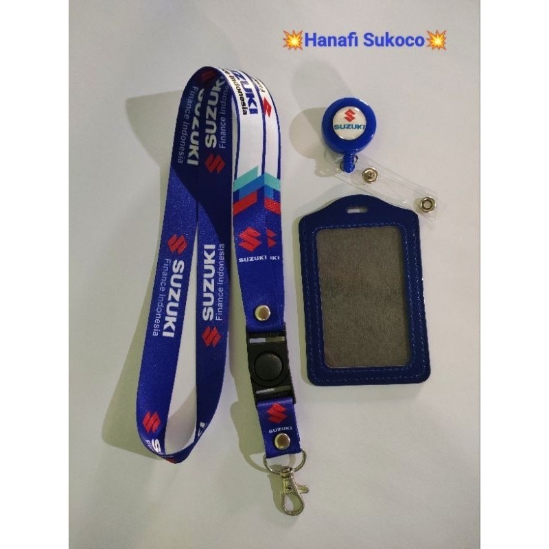 

Tali id card Suzuki finance Indonesia READY STOK lanyard printing satuan