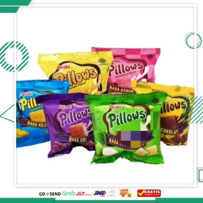 

Paling Murah snack Oishi pillows / snack jajan / jajanan kering