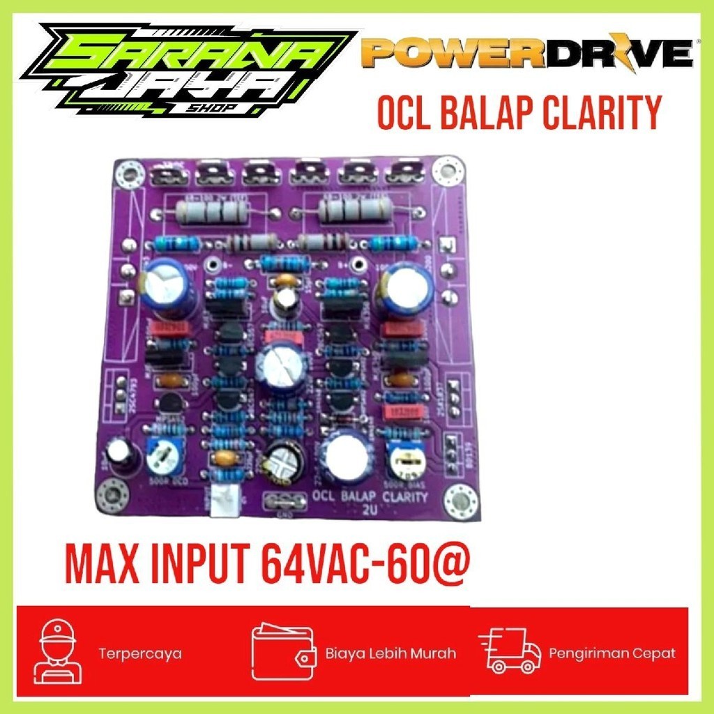 Kit Driver OCL Balap Clarity 2U Dobel layer(non tef) Accessories