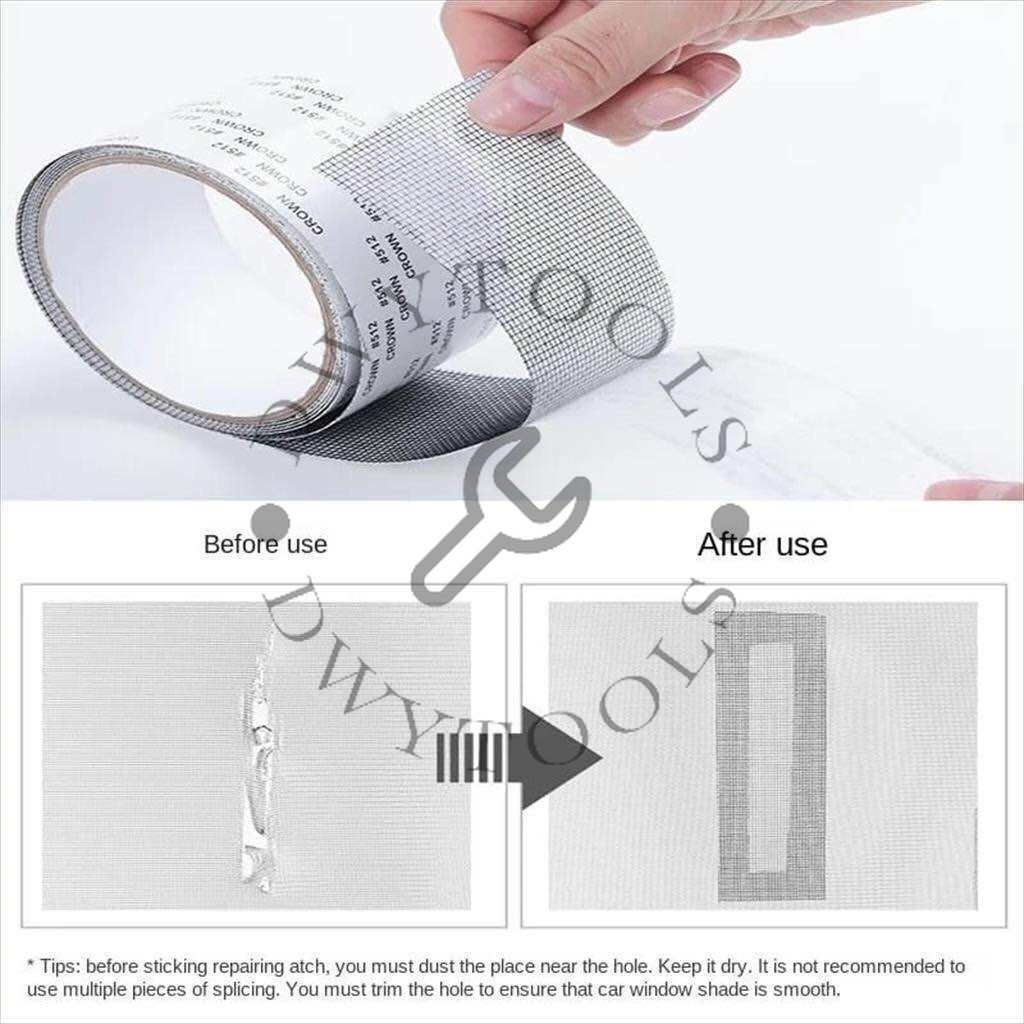 

Lakban Kawat Nyamuk Repair Lakban Tambalan Penutup Kawat Nyamuk Berlubang