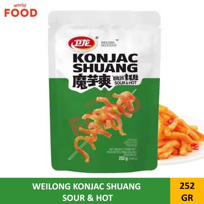 

WEILONG KONJAC SHUANG SOUR & HOT 252GR