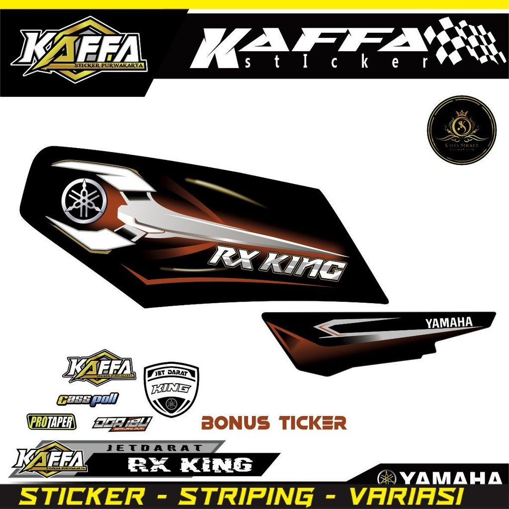 COD / Sticker Striping Variasi Rx King - Striping Motor Rx King. STRIPING SIMPLE