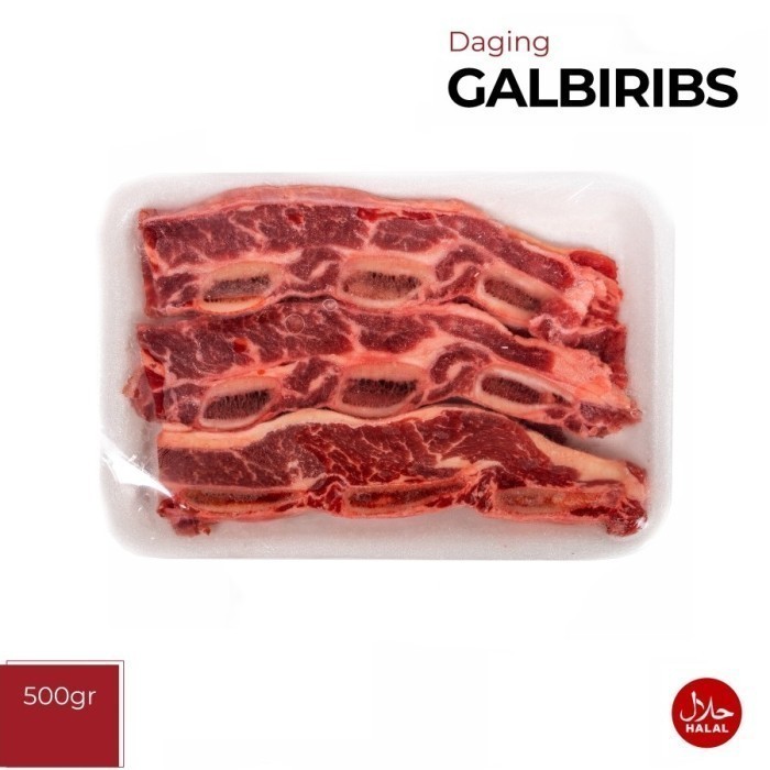 

USDA Prime Beef Galbi / Kalbi / Short Ribs Bone In - 500gr