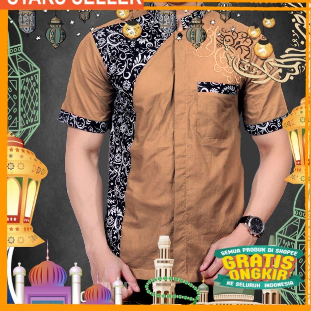 Koko syubbanul muslimin koko azzahir koko baju/ hitam putih merah biru kuning hijau