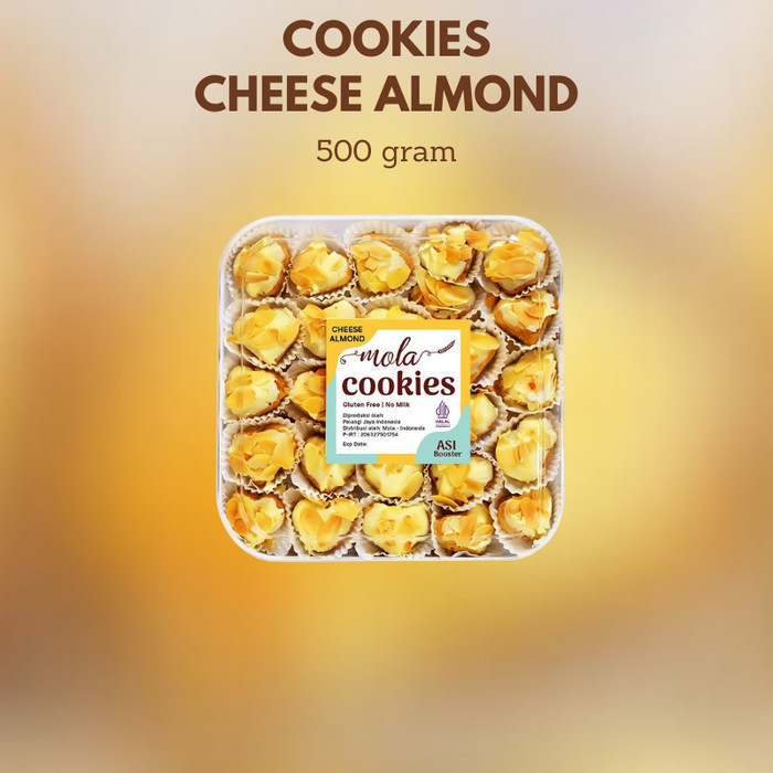 

Kue Kering | Cookies Premium | Cheese Almond | 500 gram