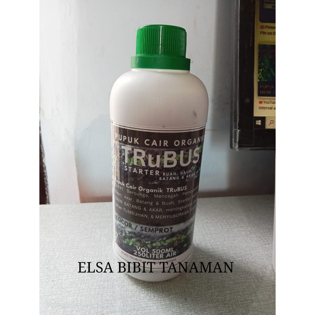 PUPUK CAIR ORGANIK TRuBUS KEMASAN 500ML