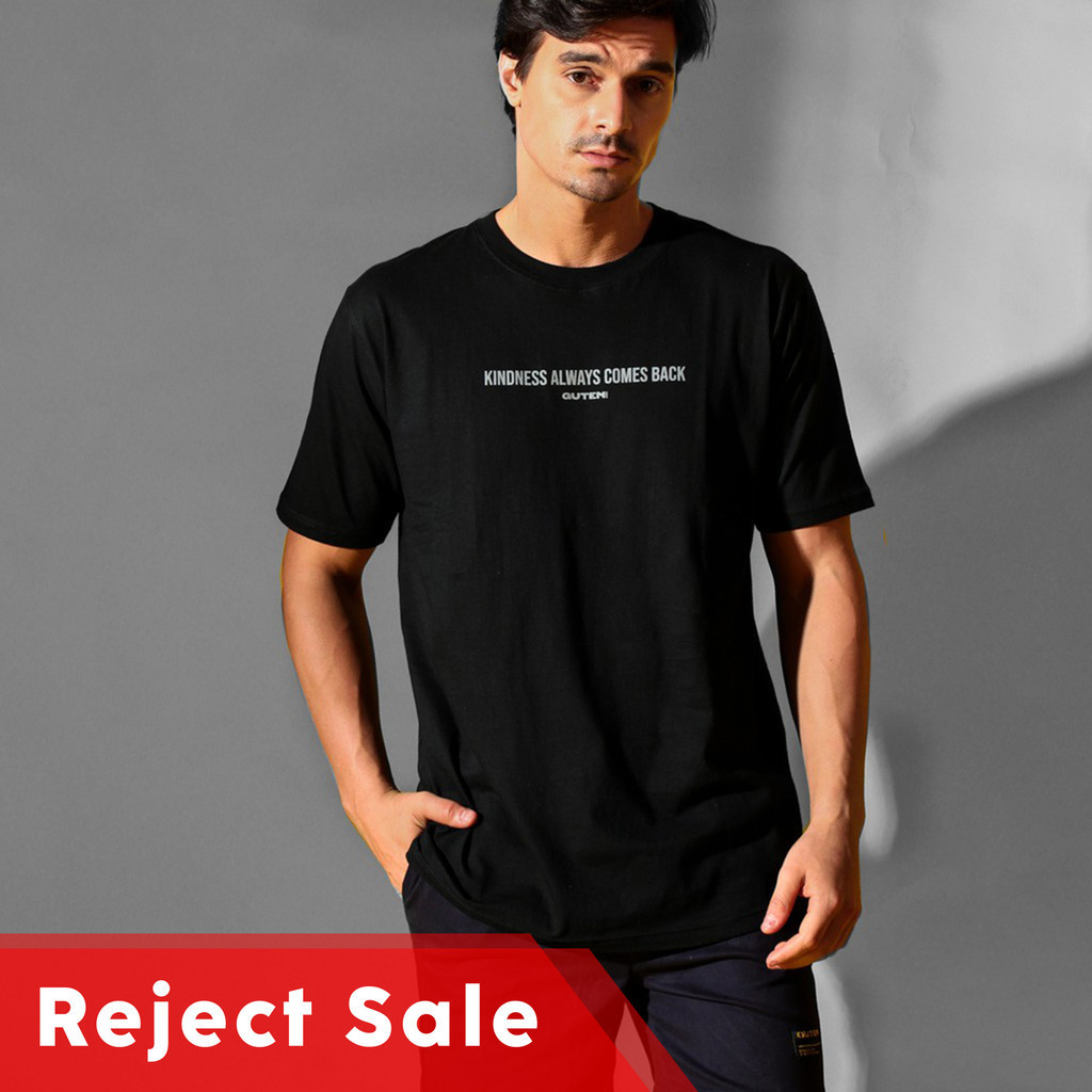 Guten Inc - Atasan Kaos REJECT SALE SABLON KOTOR T-Shirt Tidak Lulus QC